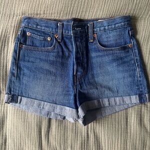 Levi's Classic Blue Jean Shorts